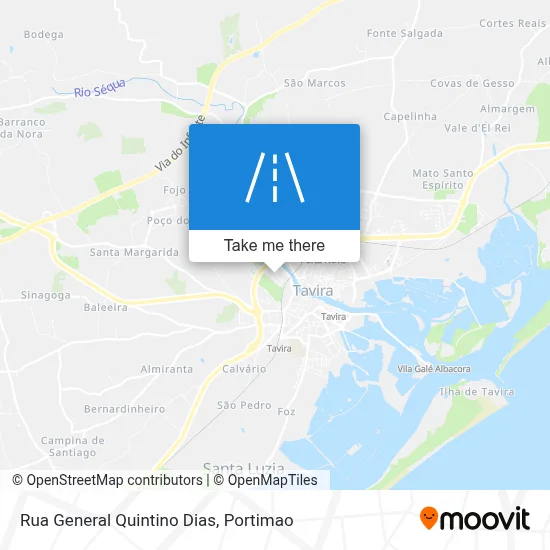 Rua General Quintino Dias map
