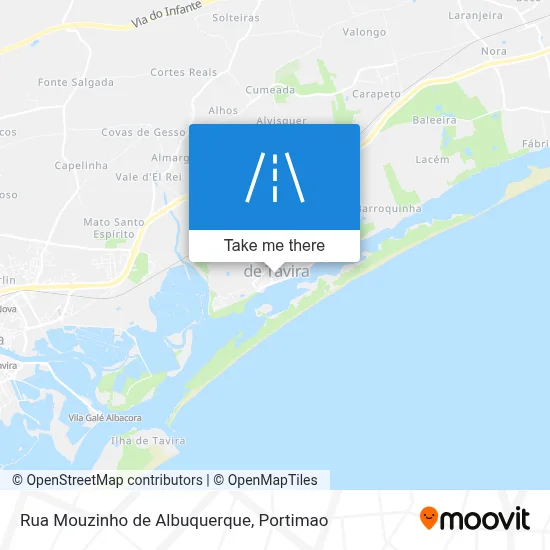 Rua Mouzinho de Albuquerque map