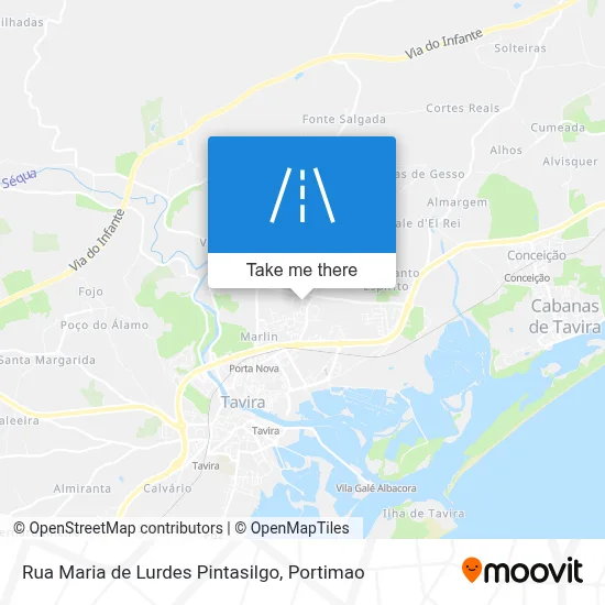 Rua Maria de Lurdes Pintasilgo map