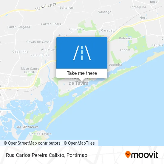 Rua Carlos Pereira Calixto map