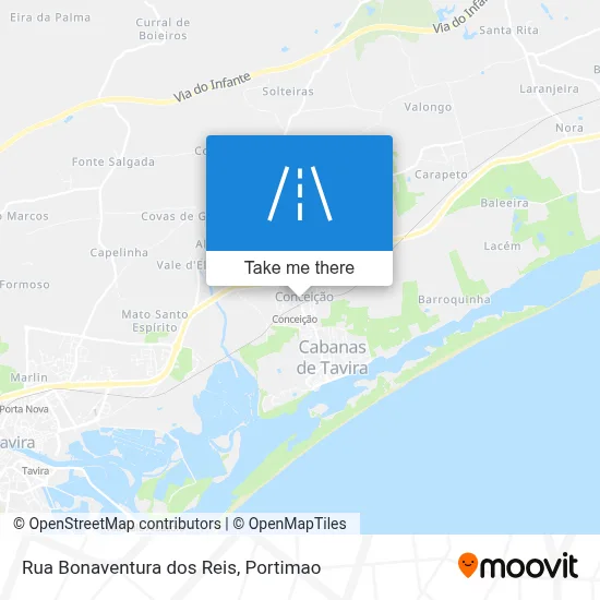 Rua Bonaventura dos Reis map