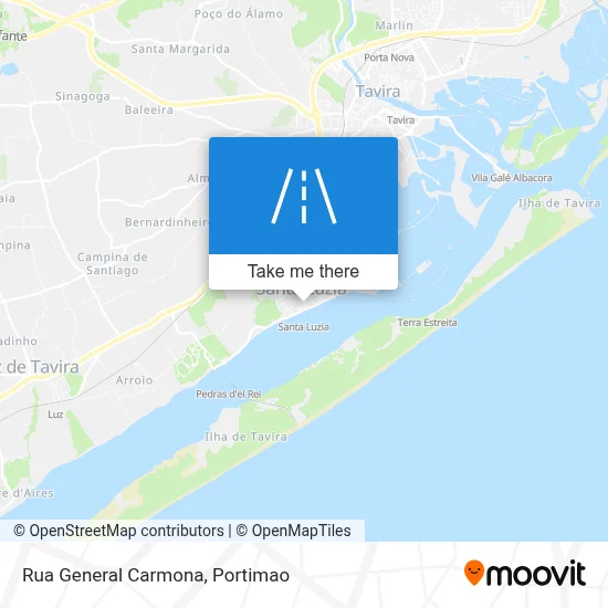 Rua General Carmona map