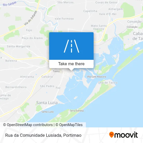 Rua da Comunidade Lusíada map