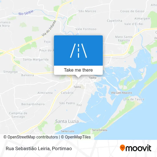 Rua Sebastião Leiria map