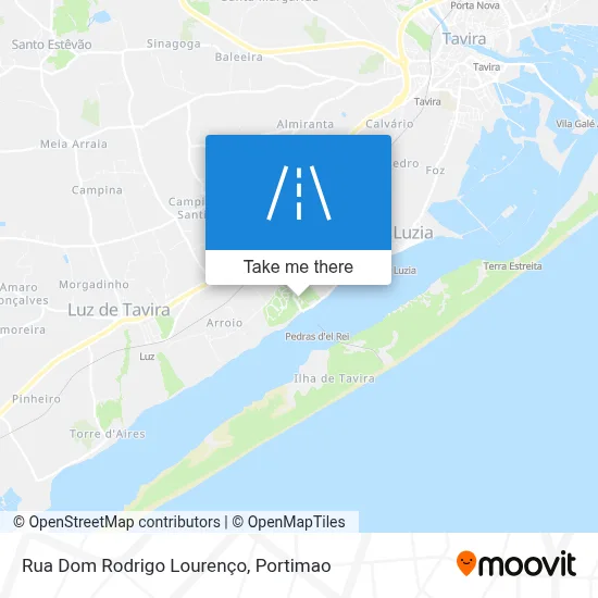 Rua Dom Rodrigo Lourenço map