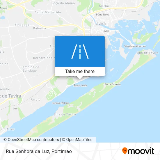 Rua Senhora da Luz map