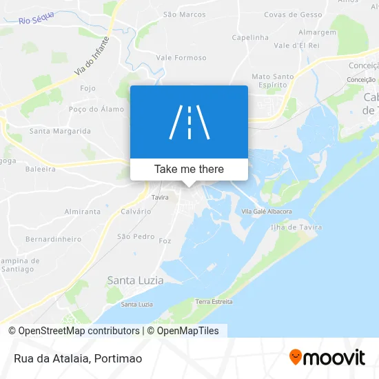 Rua da Atalaia map