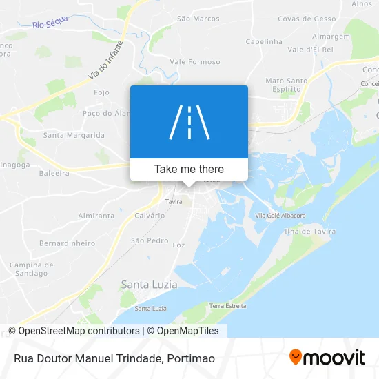 Rua Doutor Manuel Trindade map