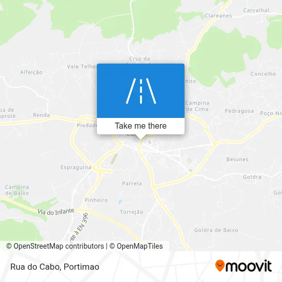 Rua do Cabo map