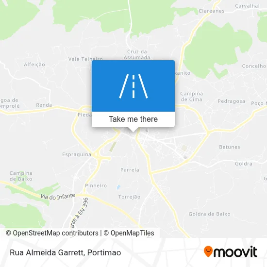 Rua Almeida Garrett map