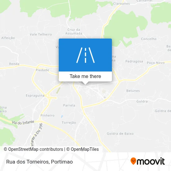 Rua dos Torneiros map