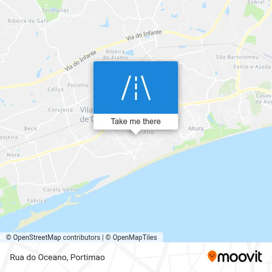 Rua do Oceano map