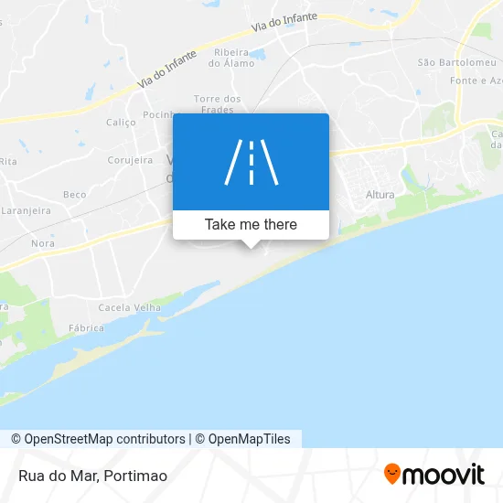 Rua do Mar map