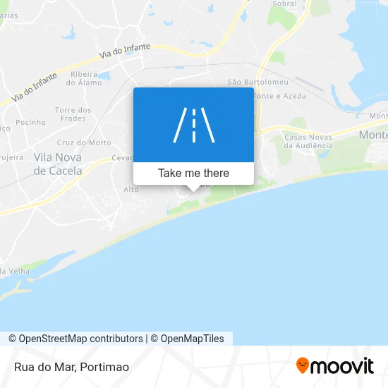 Rua do Mar map