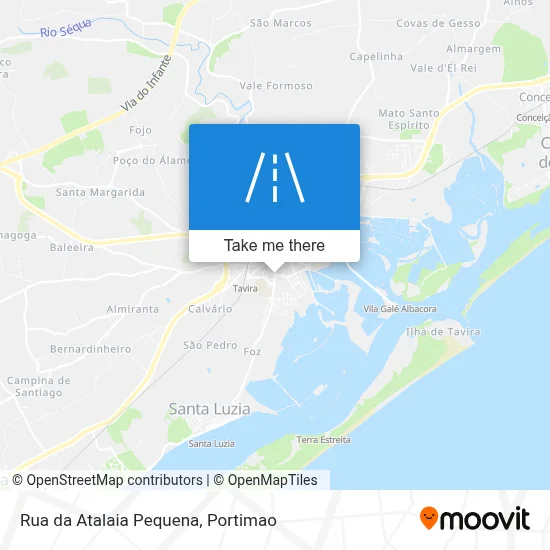 Rua da Atalaia Pequena map