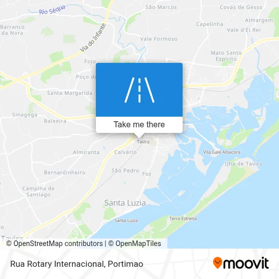 Rua Rotary Internacional map