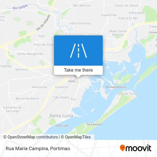 Rua Maria Campina map