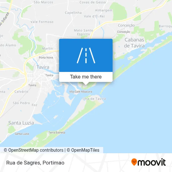 Rua de Sagres map