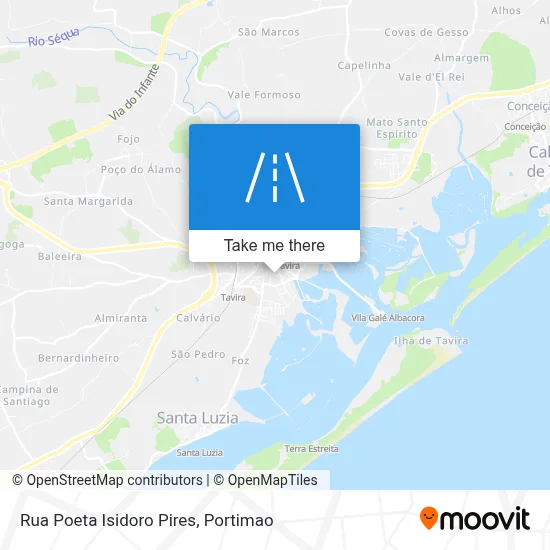 Rua Poeta Isidoro Pires map