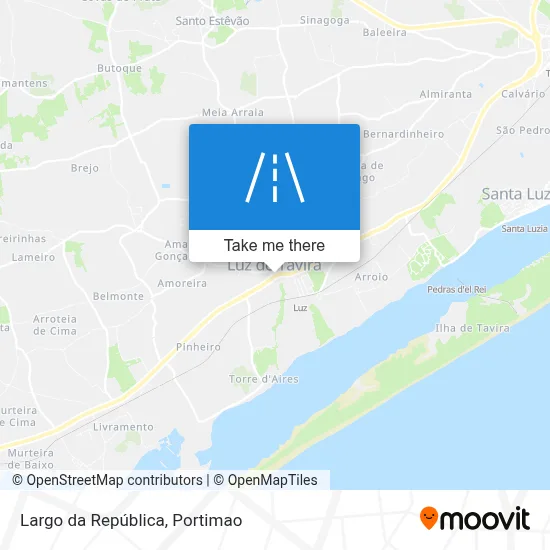 Largo da República map