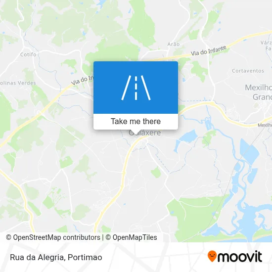 Rua da Alegria map