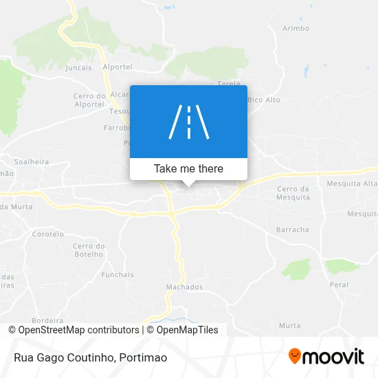 Rua Gago Coutinho map