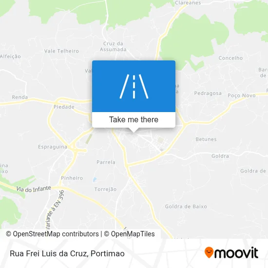 Rua Frei Luis da Cruz map