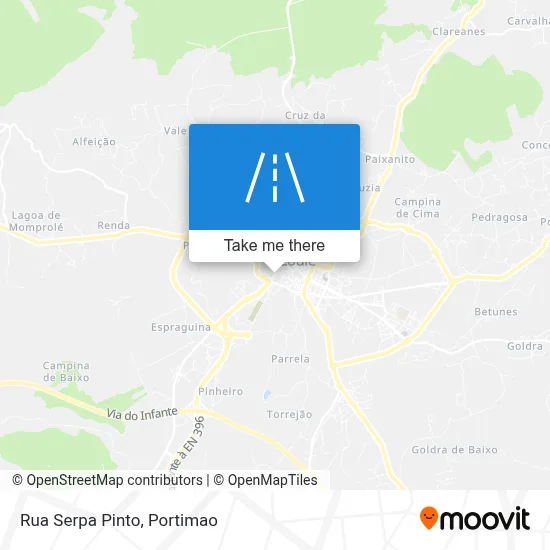 Rua Serpa Pinto map