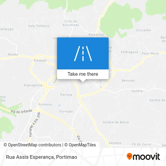 Rua Assis Esperança map