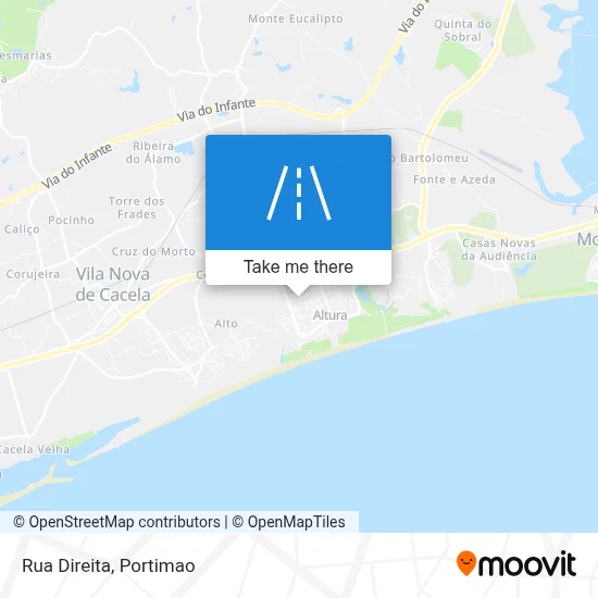 Rua Direita map