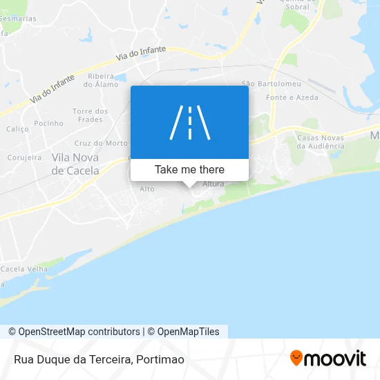 Rua Duque da Terceira map