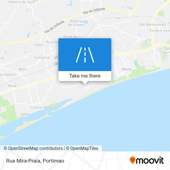 Rua Mira-Praia map