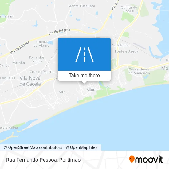 Rua Fernando Pessoa map