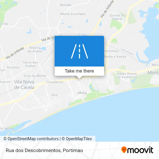 Rua dos Descobrimentos map