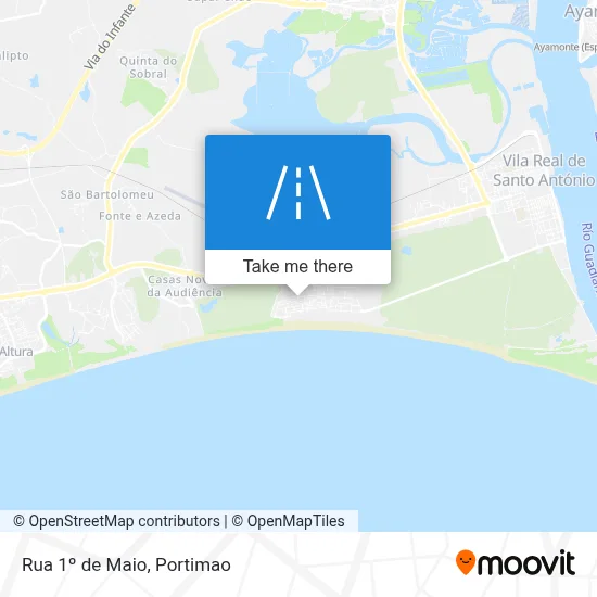 Rua 1º de Maio map