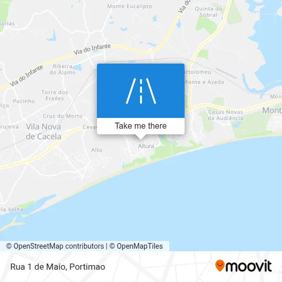 Rua 1 de Maio map