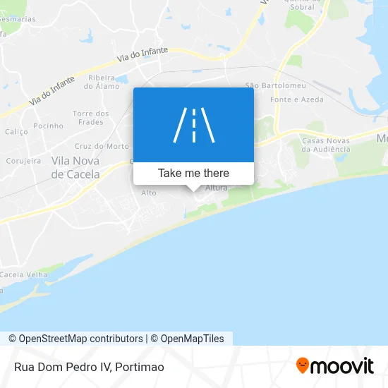 Rua Dom Pedro IV map