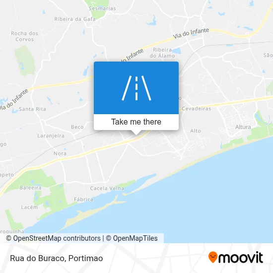 Rua do Buraco map