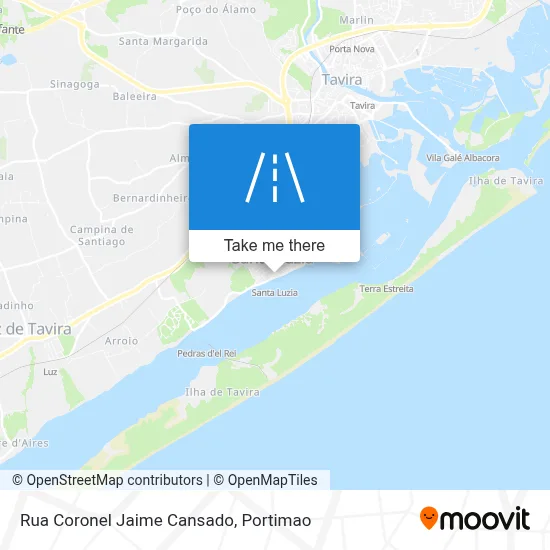 Rua Coronel Jaime Cansado map