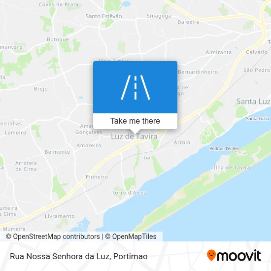 Rua Nossa Senhora da Luz map