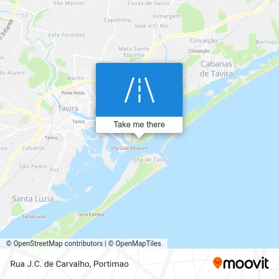 Rua J.C. de Carvalho map