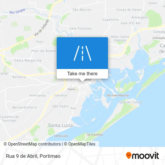 Rua 9 de Abril map