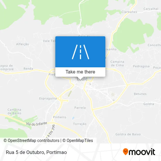 Rua 5 de Outubro map