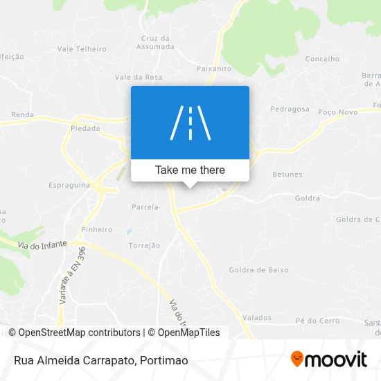 Rua Almeida Carrapato map