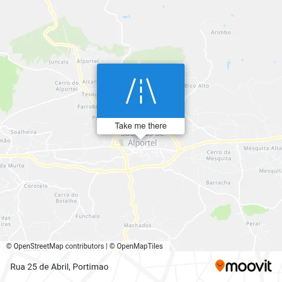 Rua 25 de Abril map