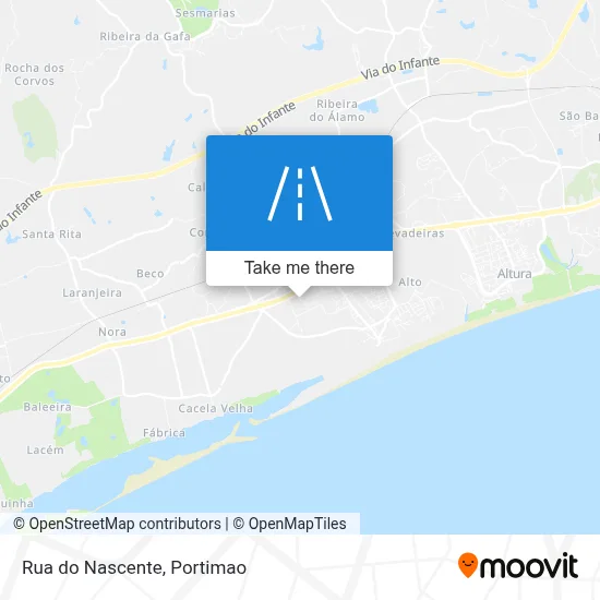 Rua do Nascente map