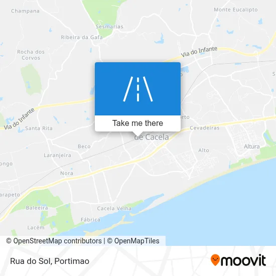 Rua do Sol map
