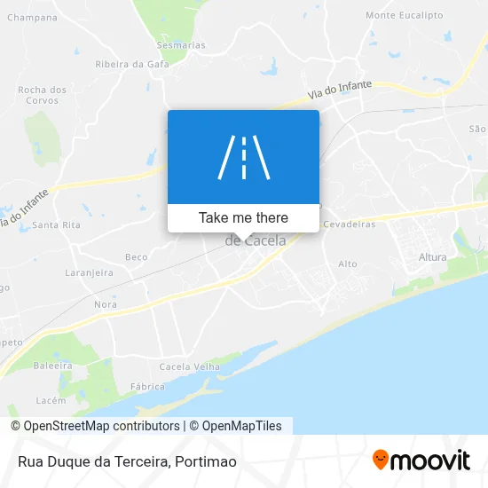 Rua Duque da Terceira map