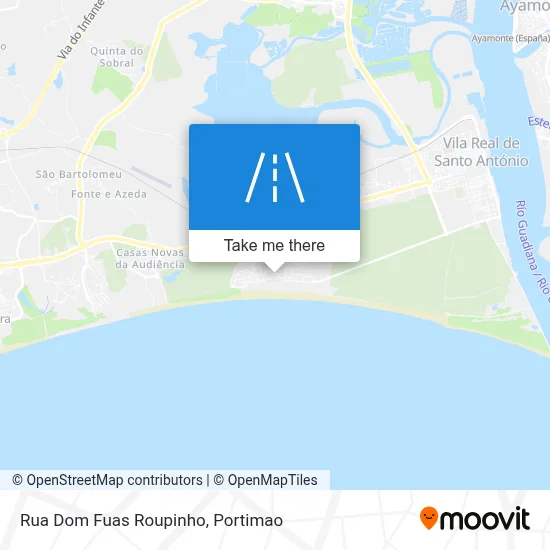 Rua Dom Fuas Roupinho map