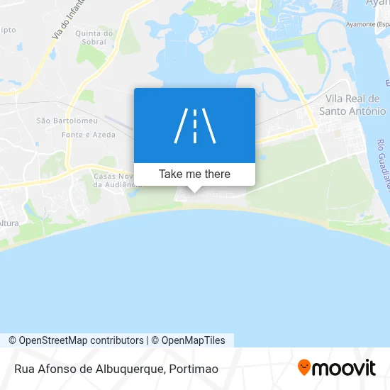 Rua Afonso de Albuquerque map